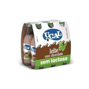 Ucal Leite com Chocolate S/ Lactose 250 ml x 6